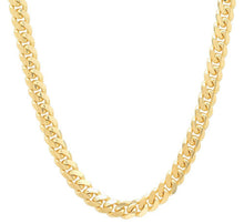Load image into Gallery viewer, 7mm 14k Solid Gold Miami Cuban Link Chain