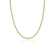 Load image into Gallery viewer, 3mm 14k Solid Gold Miami Cuban Link Chain