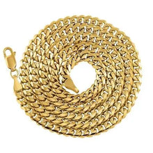 Load image into Gallery viewer, 3mm 14k Solid Gold Miami Cuban Link Chain