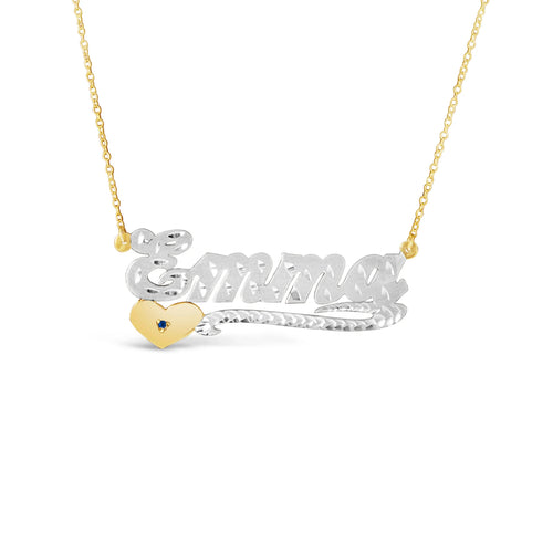 Personalized Sterling Silver  Emma Name Necklace