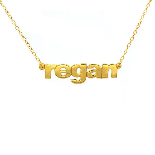Personalized 14k Gold Nameplate